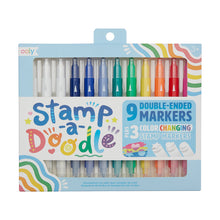 Load image into Gallery viewer, ooly Stamp-A-Doodle Double-Ended Markers - Set of 12