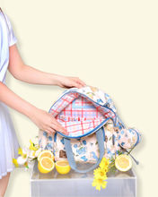 Load image into Gallery viewer, Storgē Adult Diaper Backpack - Bluebelle Bloom