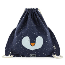 Load image into Gallery viewer, Trixie Drawstring Bag - Mr. Penguin