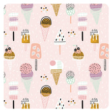 Load image into Gallery viewer, Pink Ice Cream Flutter Bapron