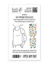 Load image into Gallery viewer, Ducky Street Tattoos - Butterflies