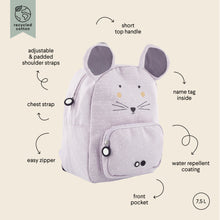 Load image into Gallery viewer, Trixie Backpack - Mrs. Mouse