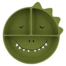 Load image into Gallery viewer, Trixie Silicone Divided Suction Plate - Mr. Dino