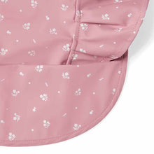 Load image into Gallery viewer, Pink Fleur Frill - Snuggle Hunny Bib Waterproof
