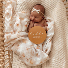 Load image into Gallery viewer, Snuggle Hunny Kids - Paradise & Sunrise Gold Reversible Milestone Cards