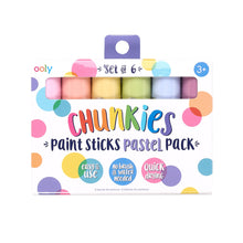 Load image into Gallery viewer, ooly Chunkies Paint Sticks - Pastel Set of 6
