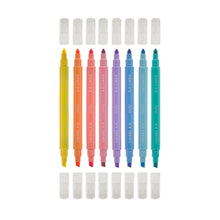 Load image into Gallery viewer, ooly Pastel Liners Double Ended Markers - Set of 8
