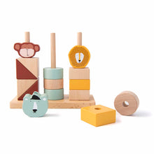 Load image into Gallery viewer, Trixie Wooden Animal Blocks Stacker
