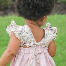 Load image into Gallery viewer, Delilah Floral Flutter Bapron