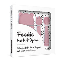 Load image into Gallery viewer, We Might Be Tiny Feedie Fork &amp; Spoon Set
