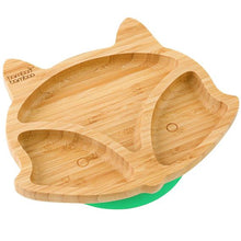 Load image into Gallery viewer, Bamboo Fox Suction Plate
