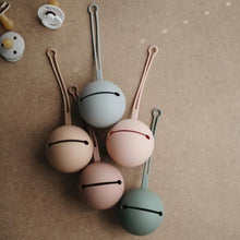 Load image into Gallery viewer, Mushie Silicone Pacifier Case
