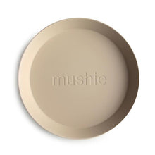 Load image into Gallery viewer, Mushie Round Dinnerware Plates, Set of 2