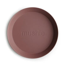 Load image into Gallery viewer, Mushie Round Dinnerware Plates, Set of 2