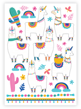 Load image into Gallery viewer, Ducky Street Tattoos - Llamacorns