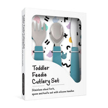 Load image into Gallery viewer, We Might Be Tiny Toddler Feedie Cutlery Set of 3