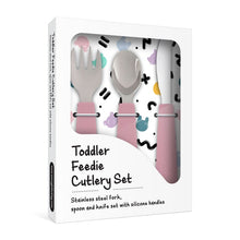 Load image into Gallery viewer, We Might Be Tiny Toddler Feedie Cutlery Set of 3