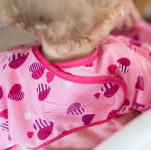 Load image into Gallery viewer, Tidy Tot Cover & Catch Bib (Long Sleeve) - Love Hearts