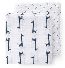 Load image into Gallery viewer, Fresk Swaddle Set of 2 (120x120cm) - Giraffe
