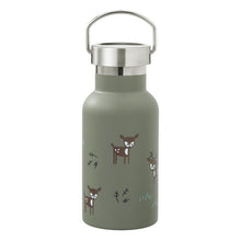 Load image into Gallery viewer, Fresk Nordic Thermos Bottle, 350ml - Deer Olive