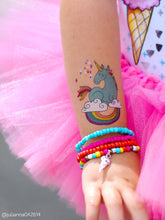 Load image into Gallery viewer, Ducky Street Tattoos - Unicorns