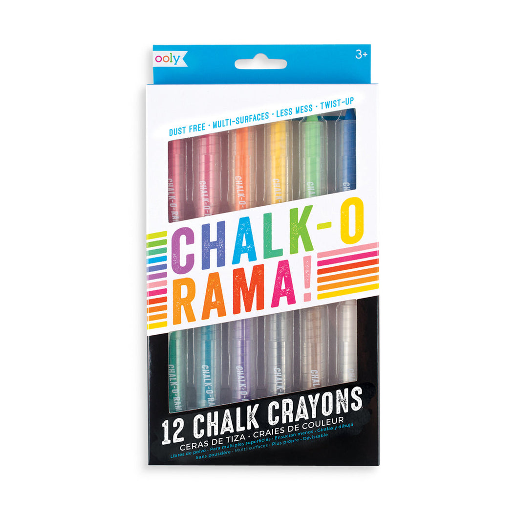 ooly Chalk O Rama Chalk Crayons - Set of 12