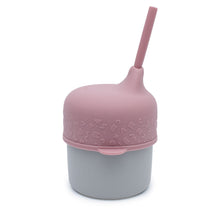 Load image into Gallery viewer, We Might Be Tiny Sippie Lid + Mini Straw
