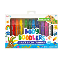 Load image into Gallery viewer, ooly Body Doodlers Face &amp; Body Crayons - Set of 12
