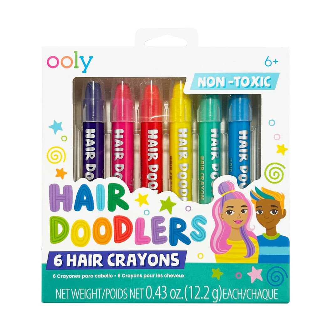 ooly Hair Doodlers Hair Crayons - Set of 6