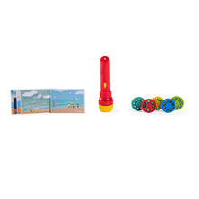 Load image into Gallery viewer, Moulin Roty Storybook Torch Set - Les Histoires du Soir Little Adventures
