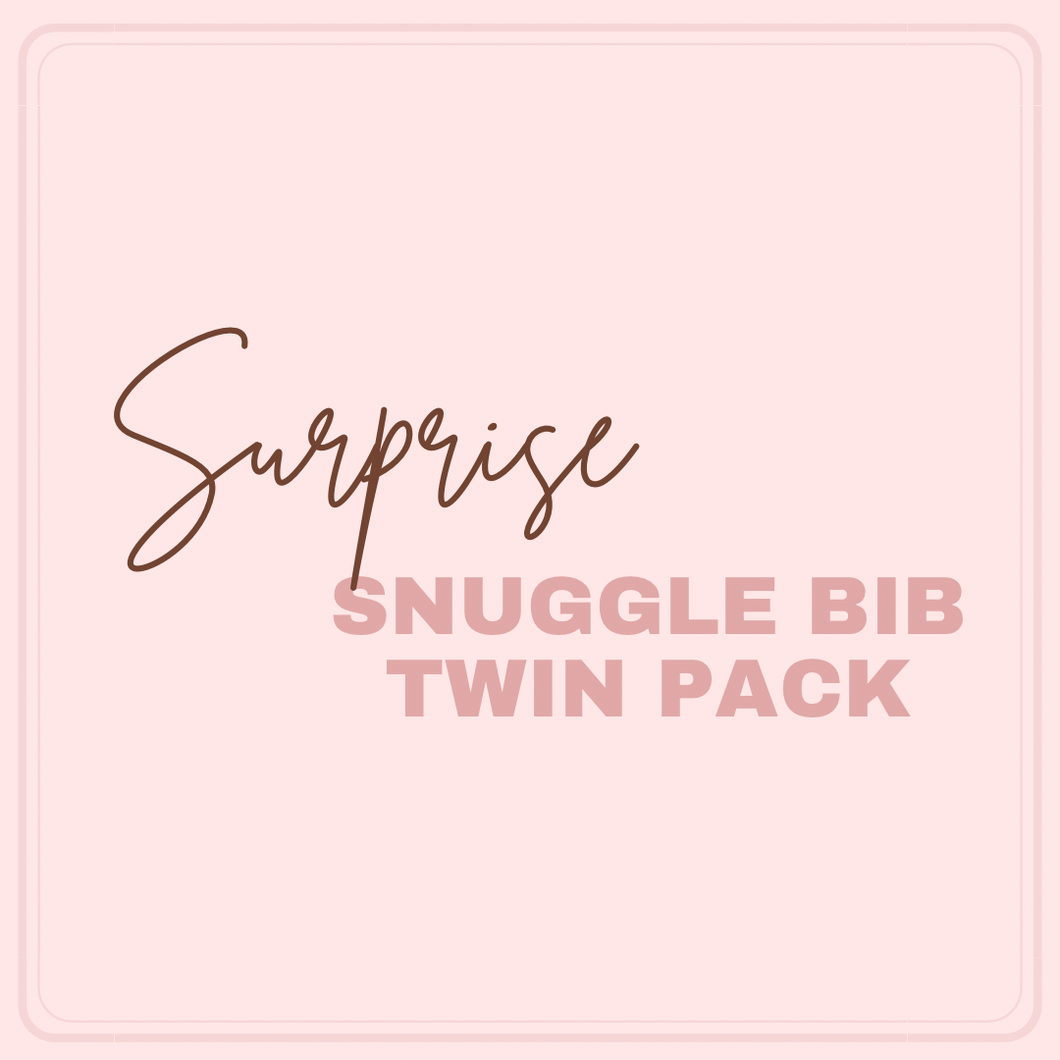 Surprise Snuggle Bib Twin Pack