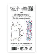 Load image into Gallery viewer, Ducky Street Tattoos - Flowers
