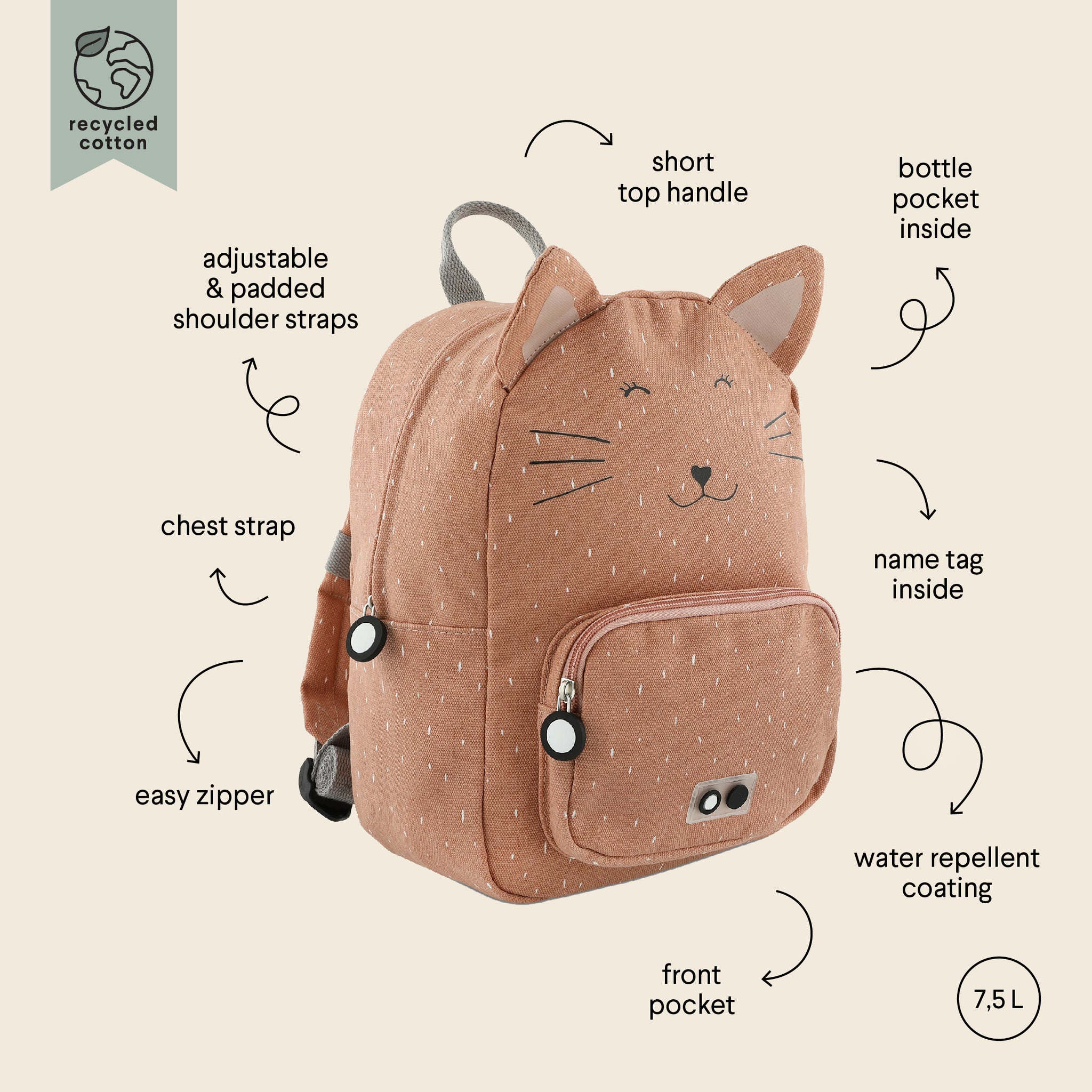 Cat backpack purse best sale