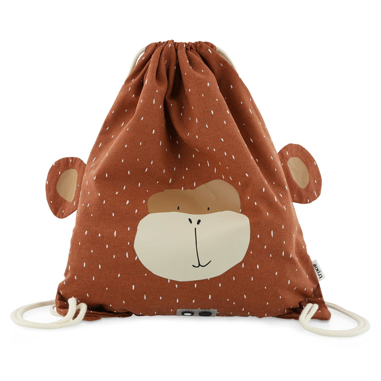 Trixie Drawstring Bag - Mr. Monkey