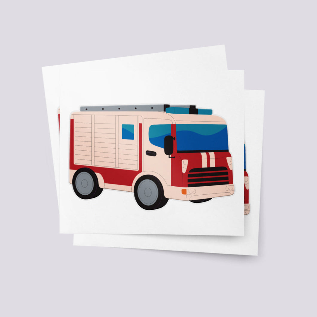 Ducky Street Tattoos - Fire Truck