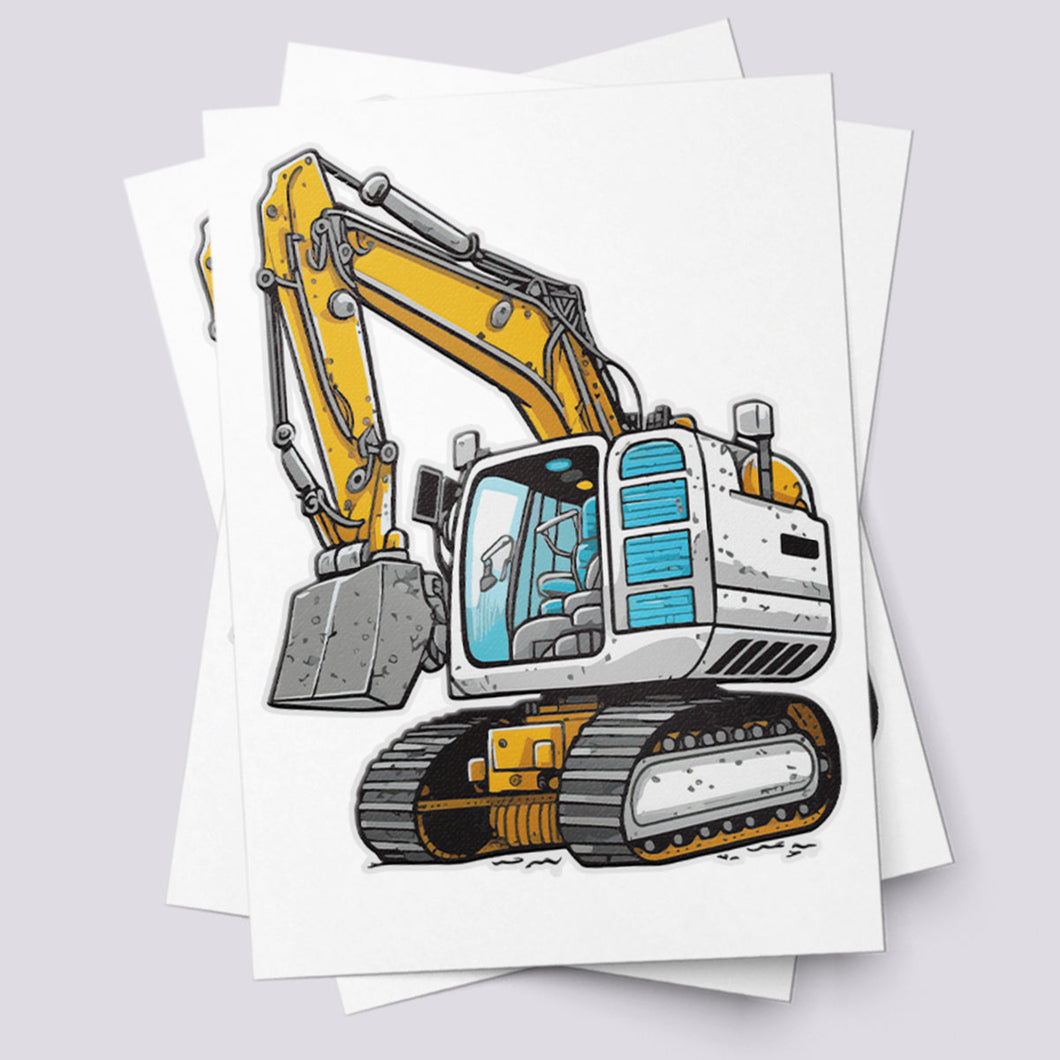 Ducky Street Tattoos - Excavator