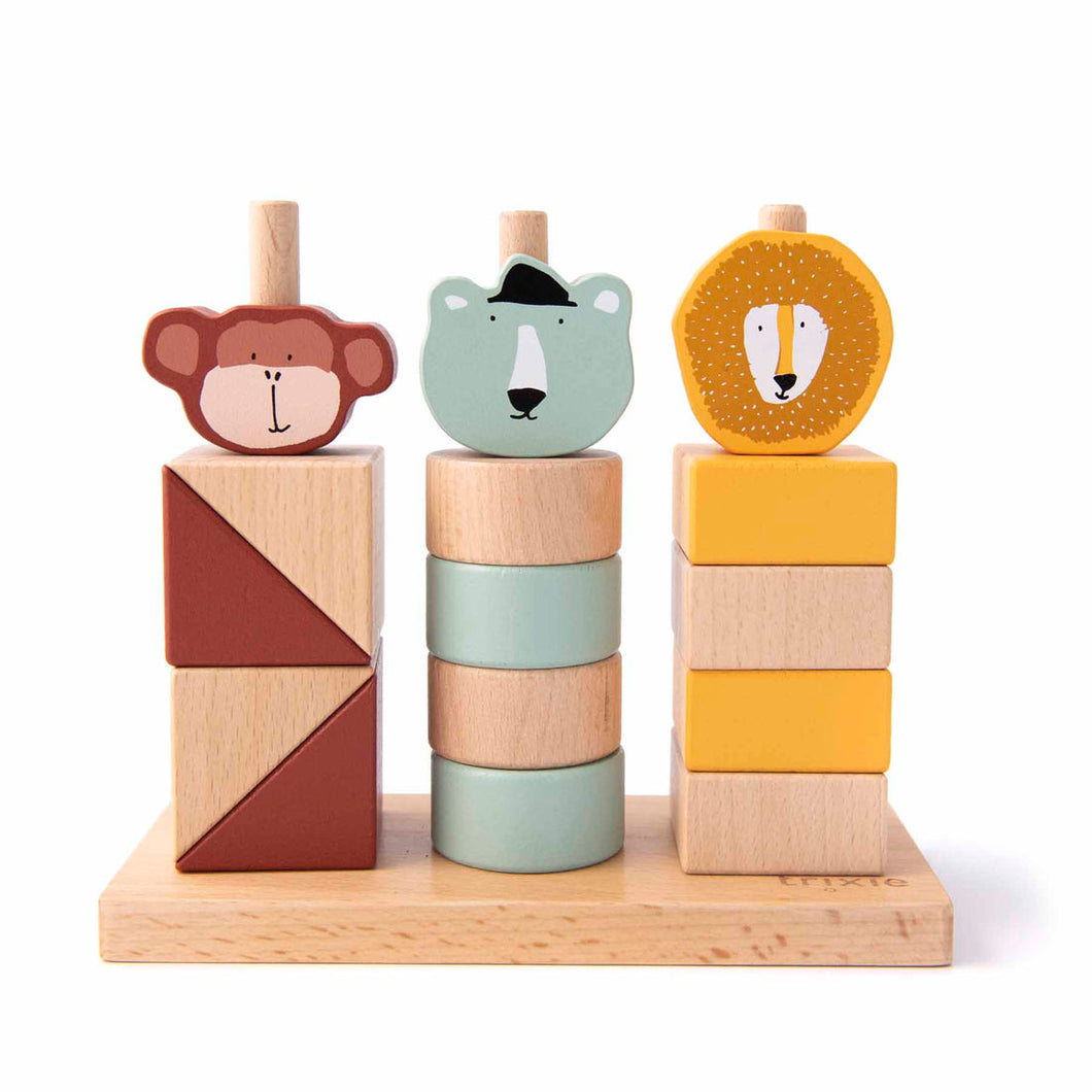 Trixie Wooden Animal Blocks Stacker