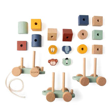 Load image into Gallery viewer, Trixie Wooden Animal Train
