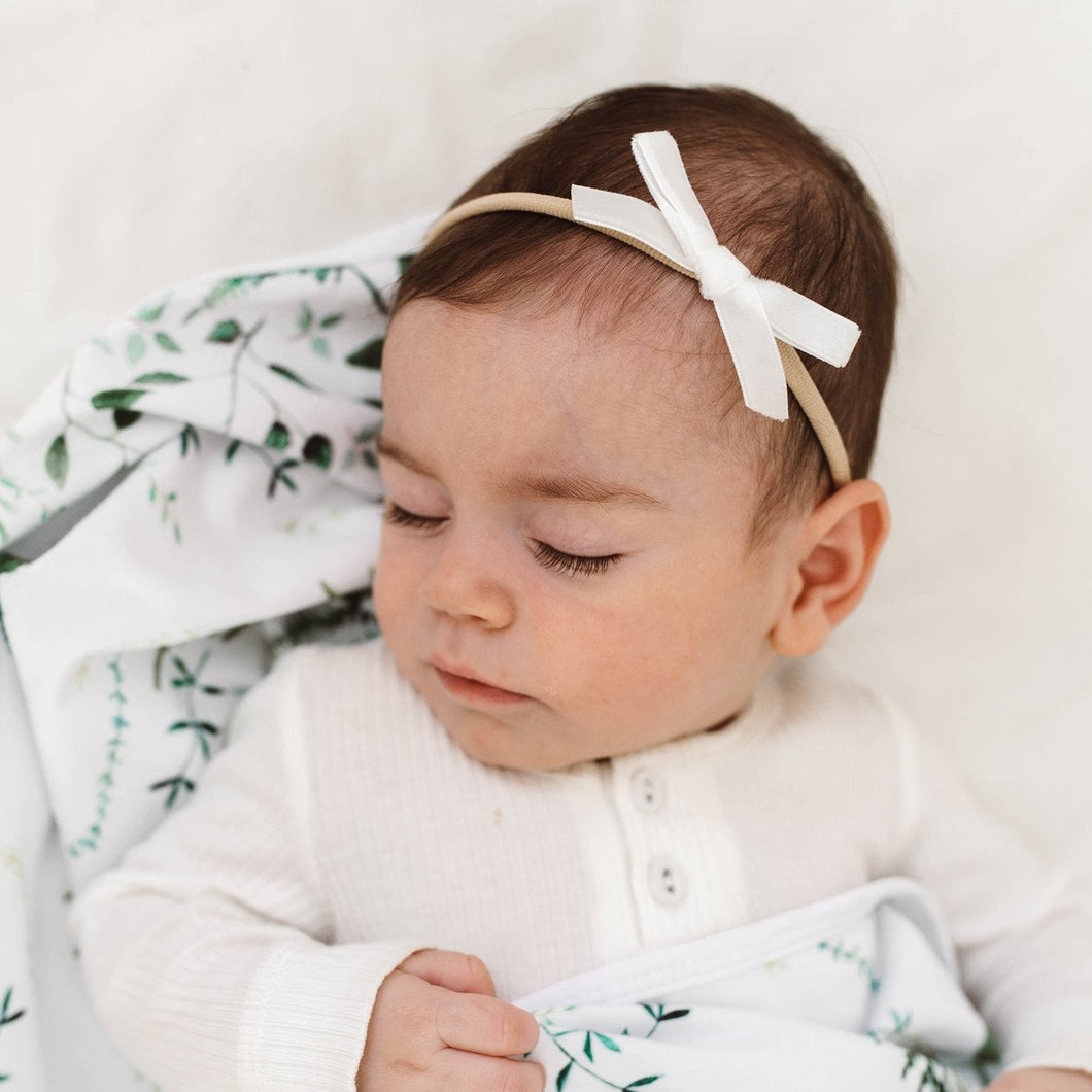 Snuggle Hunny Kids - Petite Velvet Bow