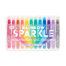 Load image into Gallery viewer, ooly Rainbow Sparkle Watercolor Gel Crayons - Set of 12
