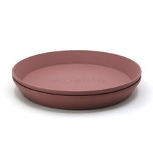 Load image into Gallery viewer, Mushie Round Dinnerware Plates, Set of 2
