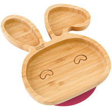 Load image into Gallery viewer, Bamboo Little Bunny Suction Plate
