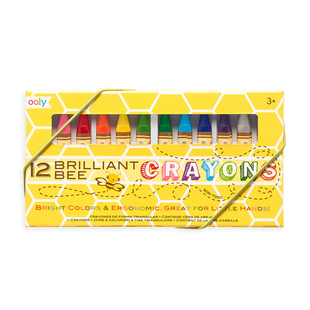 ooly Brilliant Bee Crayons - Set of 12