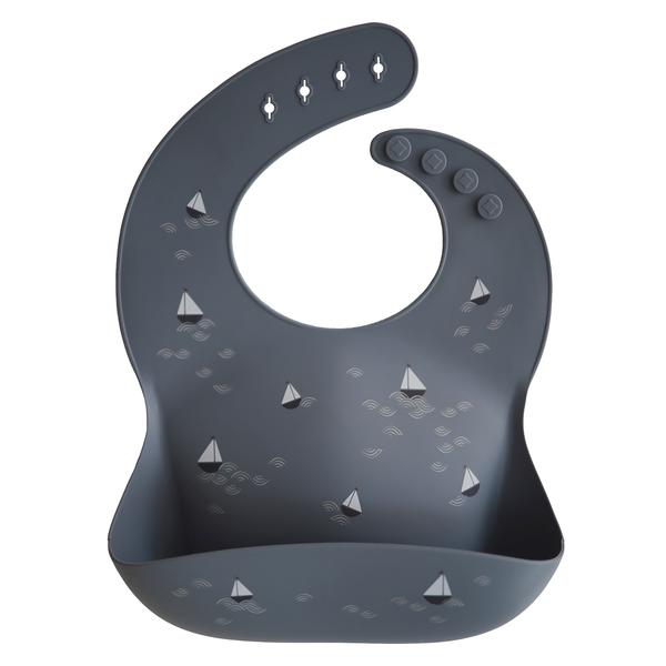 Mushie Silicone Bib, Boats