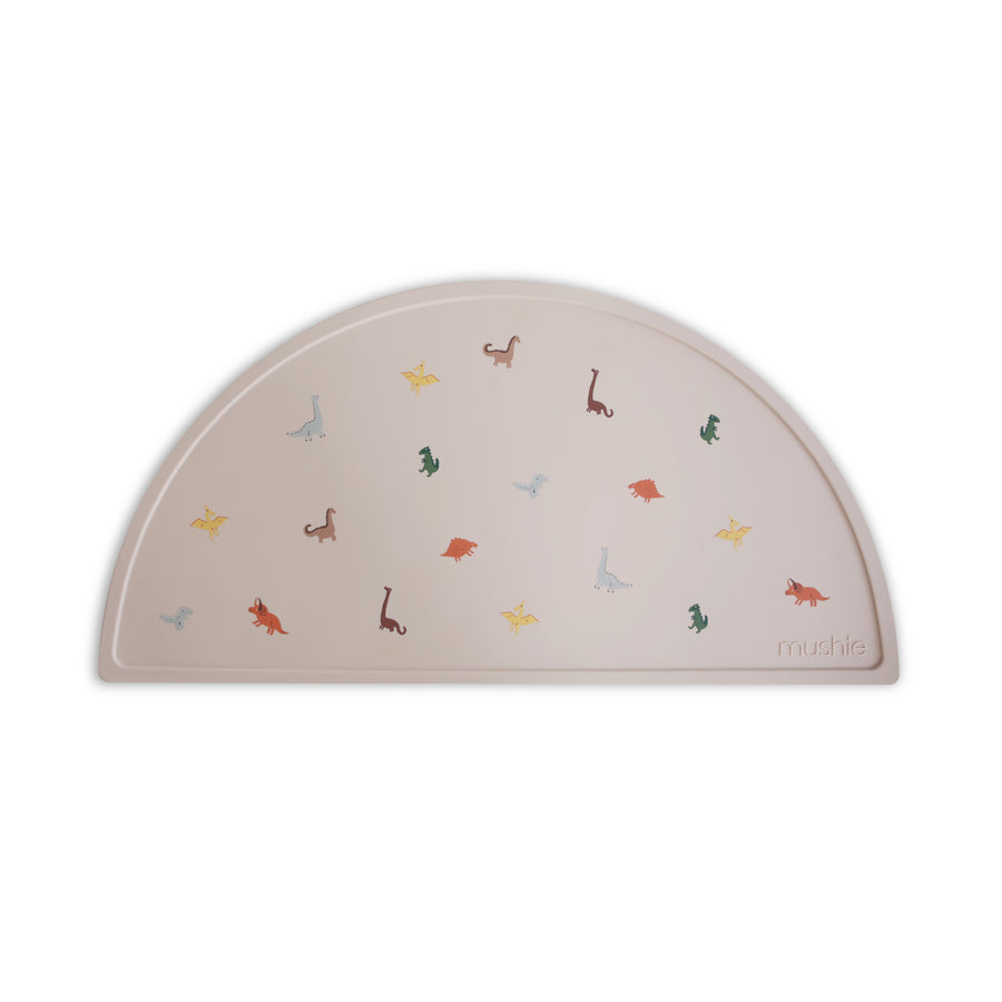 Mushie Silicone Placemat, Dinosaurs