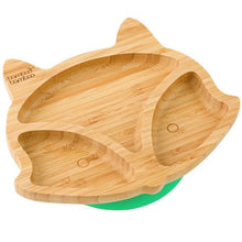 Load image into Gallery viewer, Bamboo Fox Suction Plate
