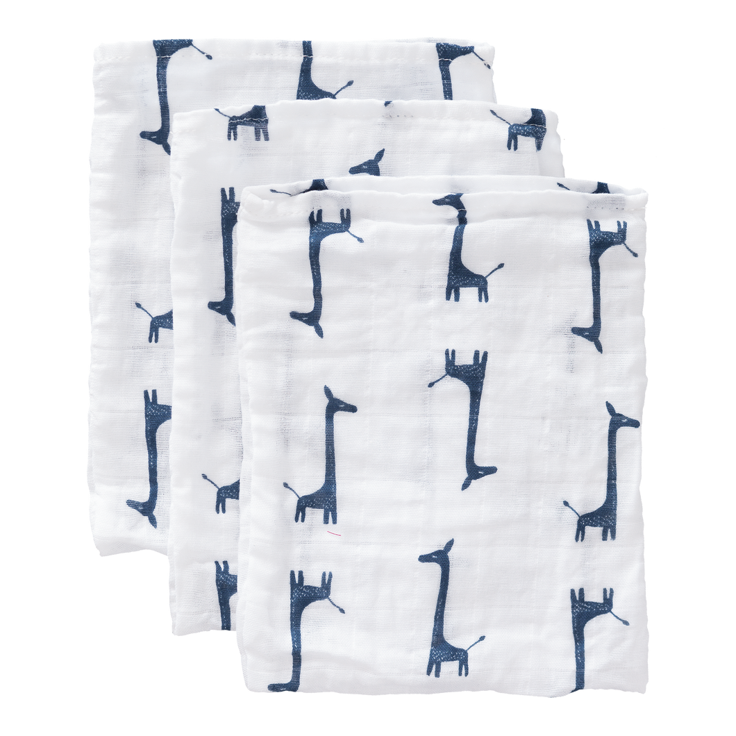 Fresk Wash Cloth Set (3pcs) - Giraffe