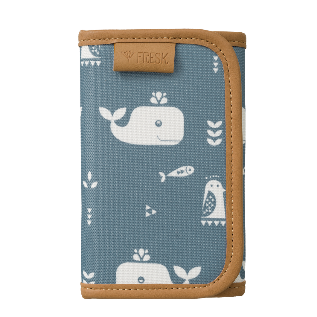 Fresk Wallet Billfold - Whale Blue