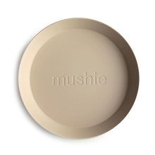 Load image into Gallery viewer, Mushie Round Dinnerware Plates, Set of 2
