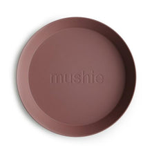 Load image into Gallery viewer, Mushie Round Dinnerware Plates, Set of 2
